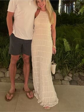 Peppermayo Aullie Maxi Dress - Ivory